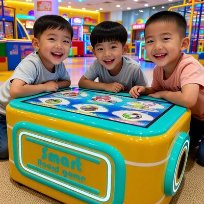 Buen precio Mesa interactiva con pantalla táctil para niños - Juego de mesa inteligente para el aprendizaje preescolar, múltiples modos de rompecabezas y entretenimiento en línea