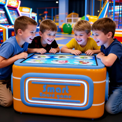 Buen precio Mesa interactiva para niños todo en uno juego de tablero de pantalla táctil con modos de desafío de rompecabezas, lógica y diversión en línea