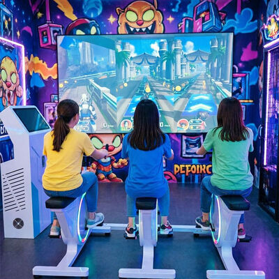 Buen precio Bicicleta de Ejercicio Inteligente para Gimnasios y Centros Juveniles con Proyección Interactiva para Juegos Comerciales Inmersivos en línea