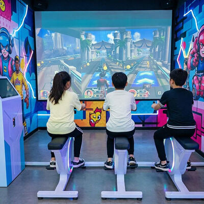 Buen precio Bicicleta Deportiva Entretenimiento Interior Parque de Atracciones Salud Deportes Bicicleta de Proyección Interactiva Juego de Carreras con Proyección AR en línea