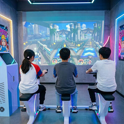 Buen precio Simulador de bicicleta de proyección inteligente diseñado para gimnasios, centros de diversión familiar y espacios públicos en línea