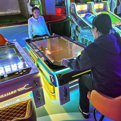 Calidad Máquina Arcade de Monedas de Billar Digital AR Mesa de Billar Electrónica Interactiva Mesa de Billar Digital Mesa de Billar Inteligente Parque Infantil Interior fábrica