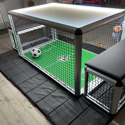 Calidad Certificación de calidad Subsoccer Table Juego de fútbol para 2 jugadores con silla de aleación de titanio y tamaño de 128 cm x 81 cm x 68 cm fábrica