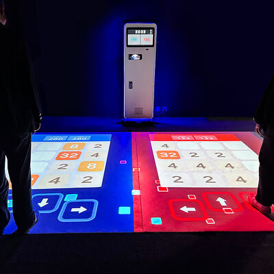 Calidad Proyector de piso interactivo móvil de 5000 lúmenes con más de 40 juegos y implementación de plug-and-play fábrica