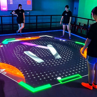 Calidad Multiplayer Interactive LED Floor Pad for Team Events with 6 Selectable Games fábrica