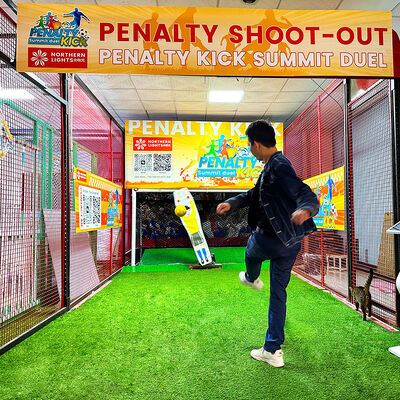 Buen precio Sistema de desafío de gol de fútbol interactivo en interiores de alto tráfico para 1-4 jugadores en un espacio de 4 × 8 × 3 m en línea