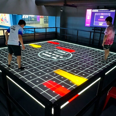 Buen precio Consola de juegos interactiva de suelo LED de Aurora Motion con 8 modos deportivos para centros comerciales en línea