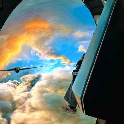 Buen precio Teatro comercial de cúpula con experiencia cinematográfica de 360 grados para lugares de alto tráfico en línea