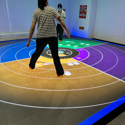 Calidad Sistema de juego interactivo LED de Aurora Motion con pantalla táctil para áreas de 25 metros cuadrados y 6 juegos seleccionables Fábrica
