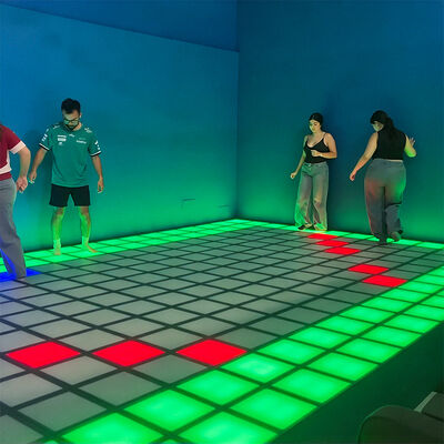 Calidad Suelo LED Interactivo con más de 280 Niveles de Juego y LED RGB, Suelo de Juego LED Modular de 100-900 Baldosas para Zonas de Fans de F1 y Eventos Especiales Fábrica
